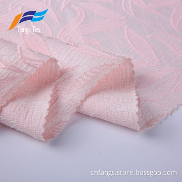 100% polyester mode Jacquard broderi klänningar tyg